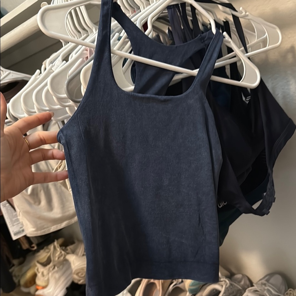Women's Navy Blue Tank Top